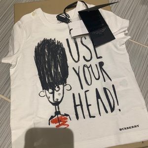 Burberry baby t shirt 12 months